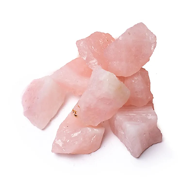 Hrubý ružový kremeň - ±1000 g; ± 3-5 cm
