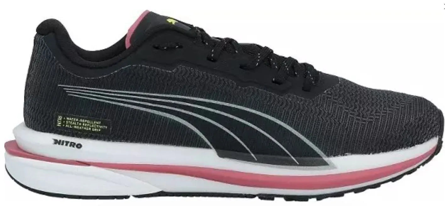 Puma Velocity Nitro Wtr Black-white-pink Black