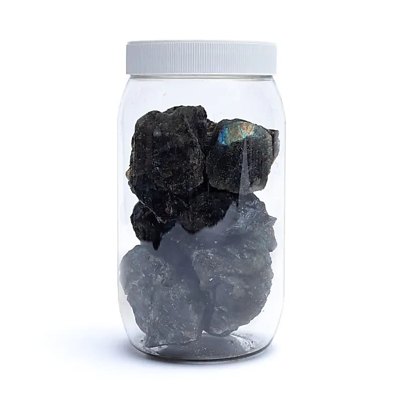 Grov labradorit - ±3-8cm; ±1000g
