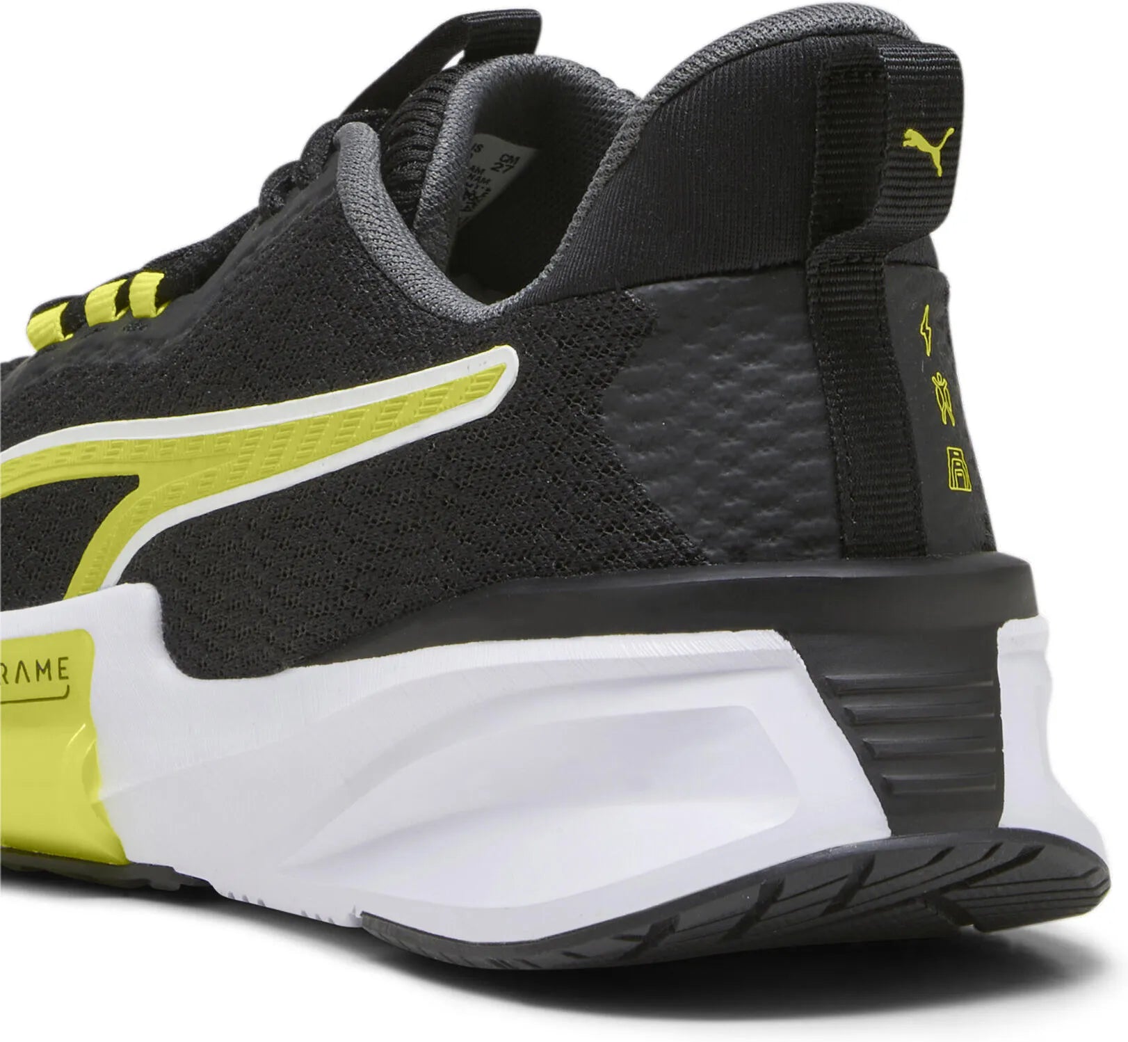 Puma Herren Pwrframe Tr 2 Schwarz-Gelb-Weiß Schwarz