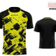 Givova Art Interlock Fluo Yell-black Sports T-shirt
