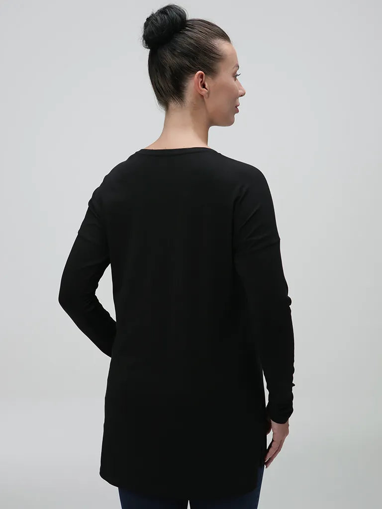 Damen-T-Shirt Loap Abvera Schwarz