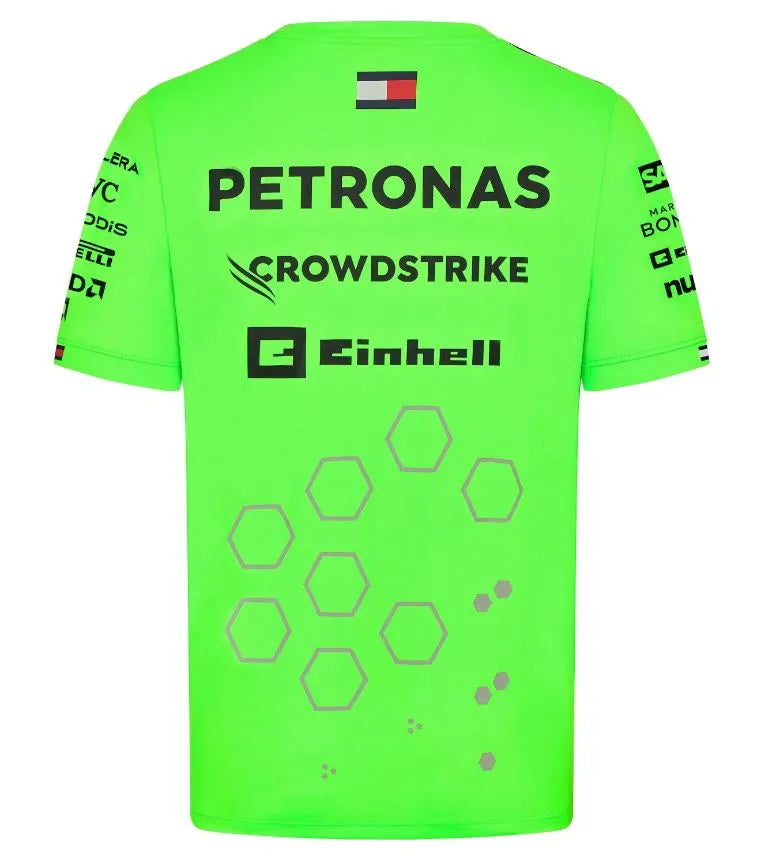 T-shirt vert Mercedes Mapf1 Rp Set Up pour hommes