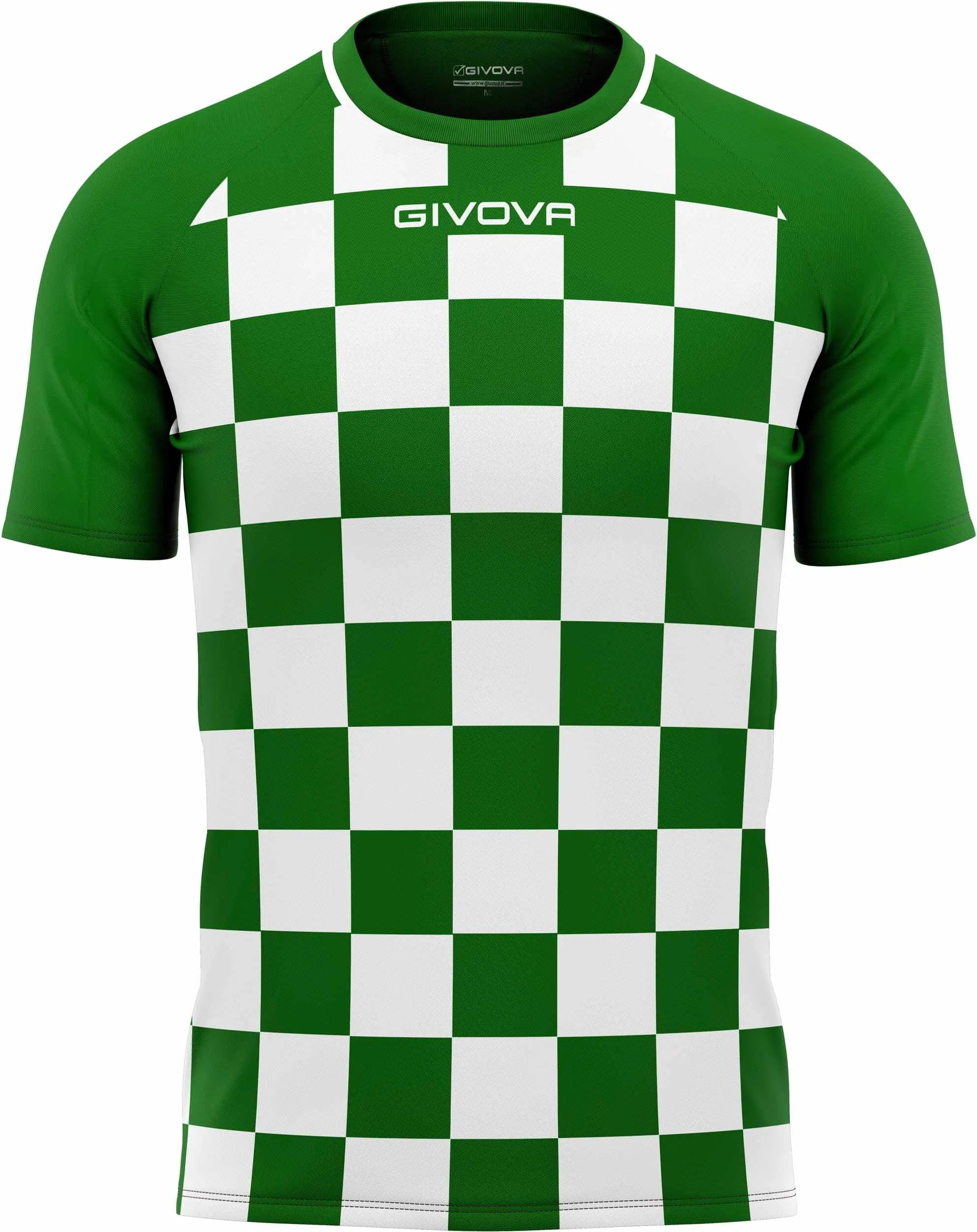 Maillot Deportivo Givova Dama Verde-blanco Verde