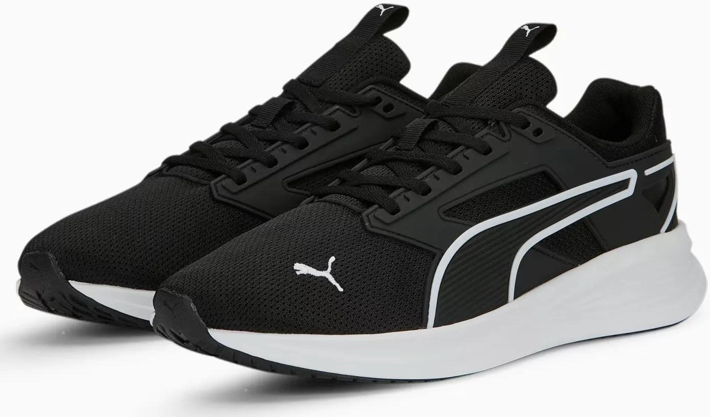 Puma Unisex Transport Cage Schwarz-weiße Schuhe Schwarz