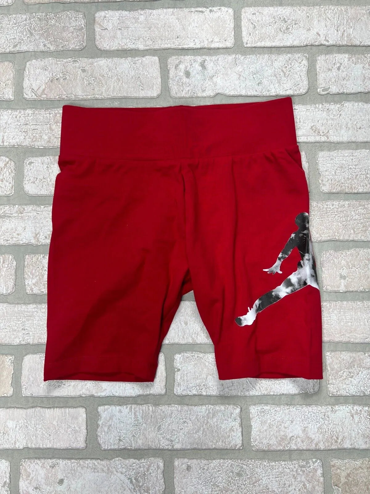 Calções infantis nike air jordan tie dye short red 134
