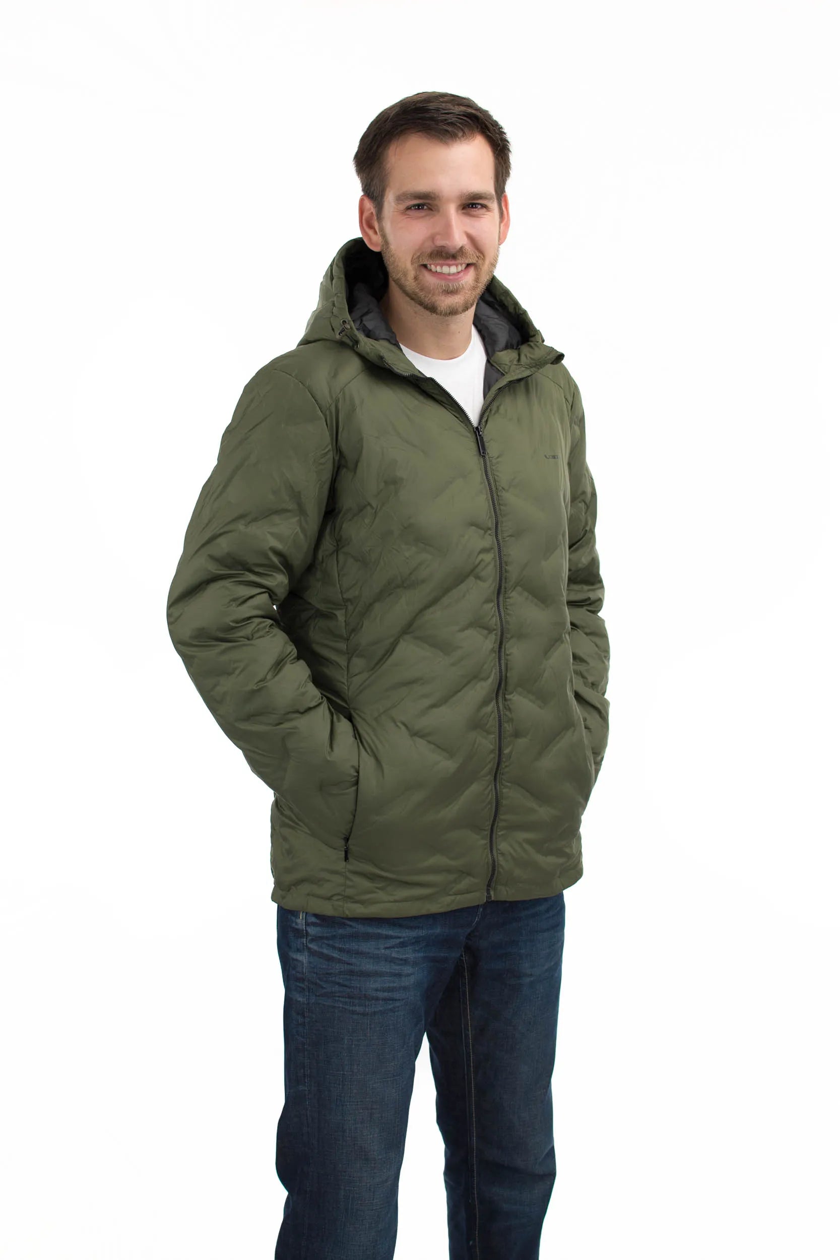 Isolierte Herrenjacke Loap Itoro Grün