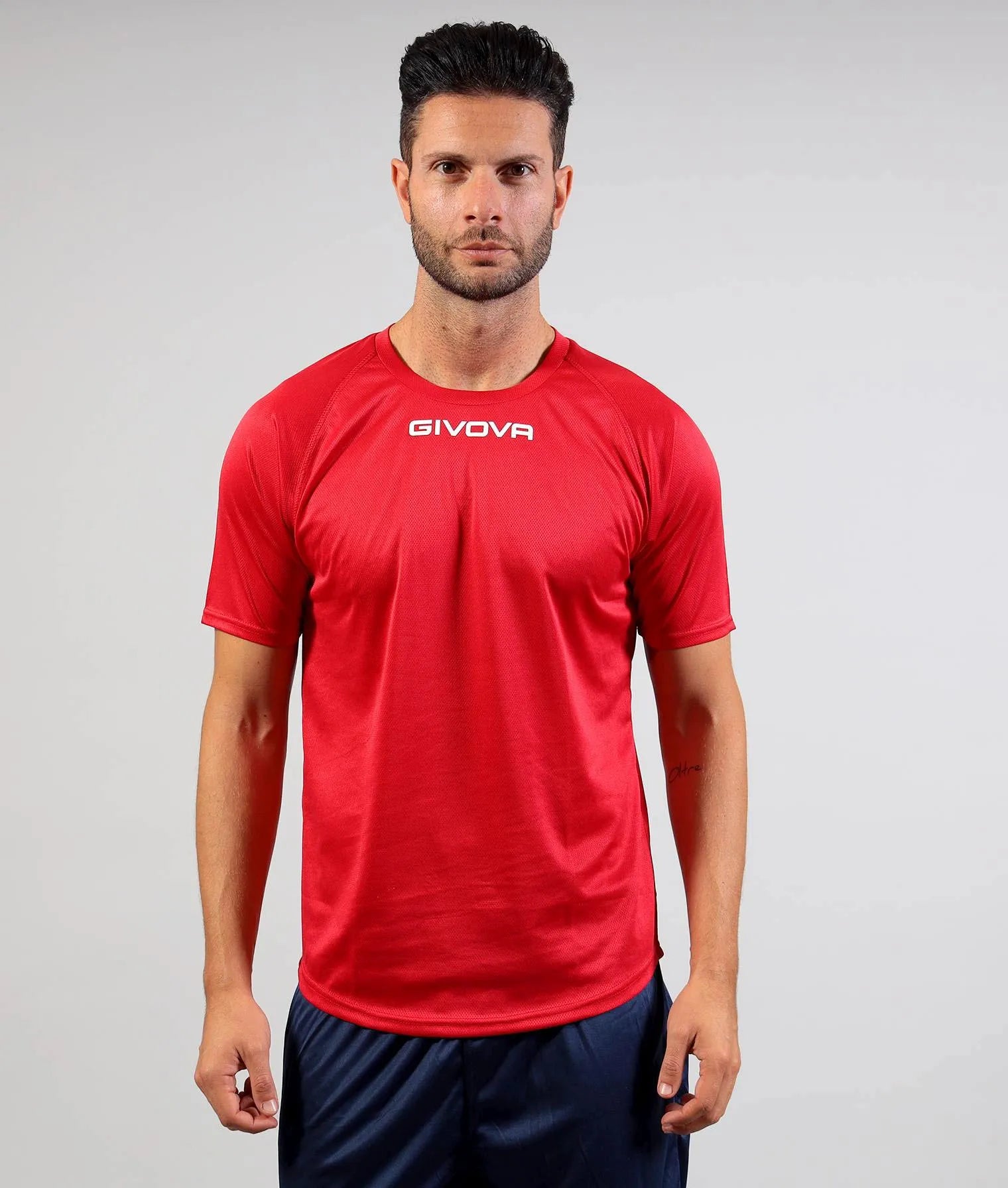 T-léine Spóirt Givova One Microforata Red