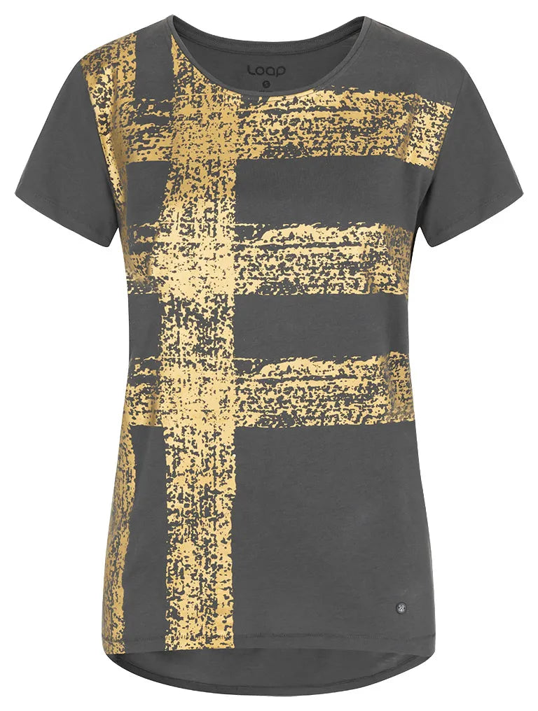 Dames T-shirt Loap Asaja Grijs