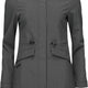 Damen Softshellmantel Loap Lunara Dunkelgrau
