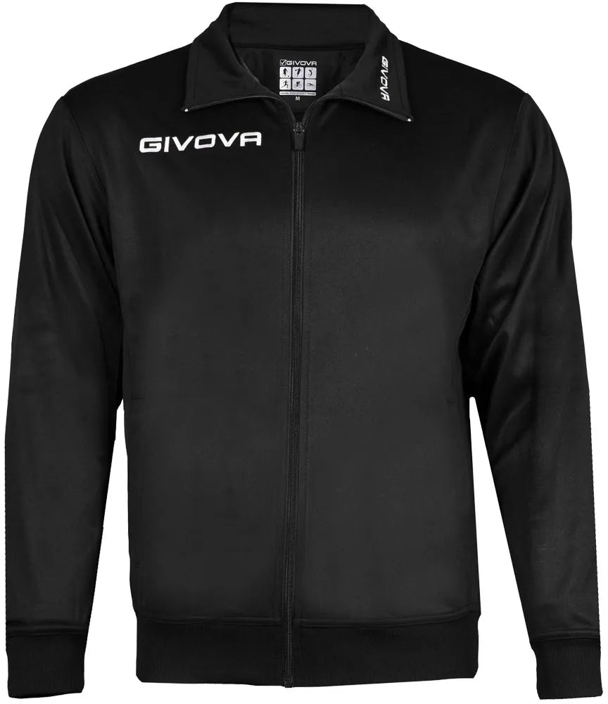 Sudadera Deportiva Givova Polarfleece Mono 500 Negro