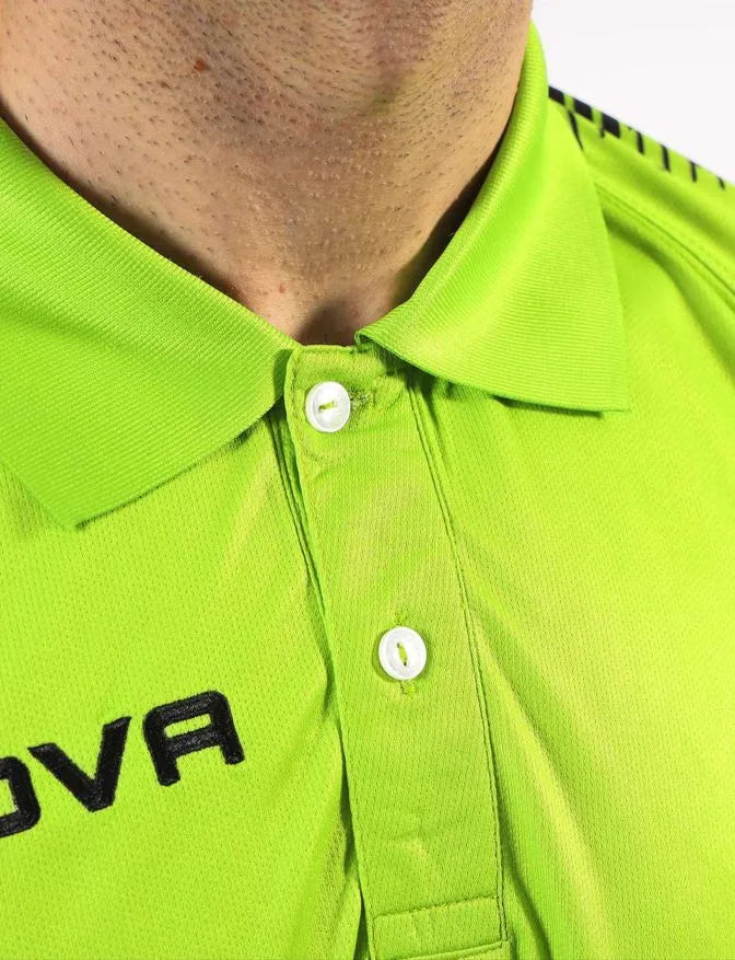 Спортна поло тениска Givova Apple Green