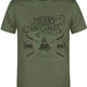 Мъжка тениска Jm Christmas Olive Green