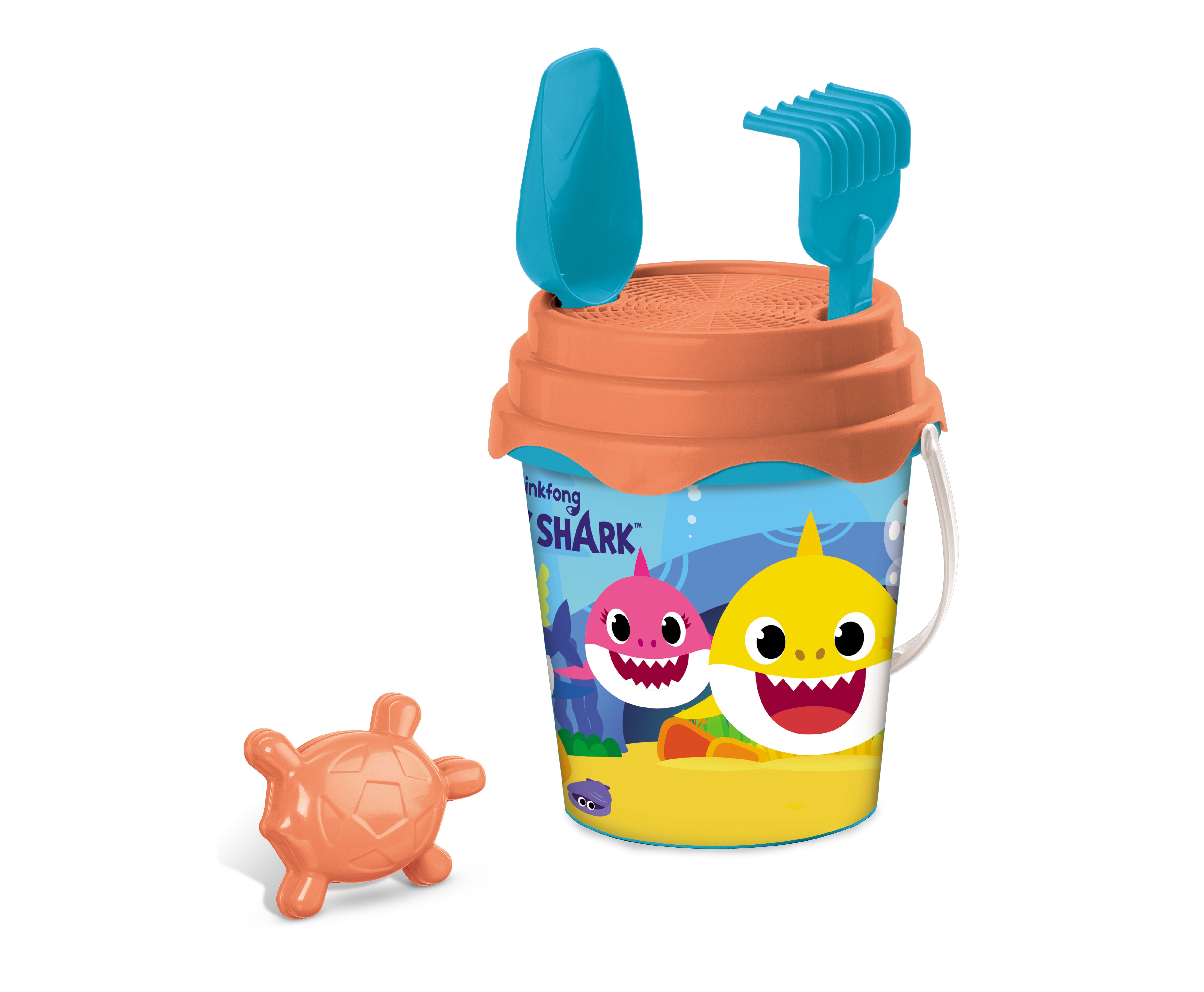 Baby Shark Eimer mit Werkzeugen 21 cm