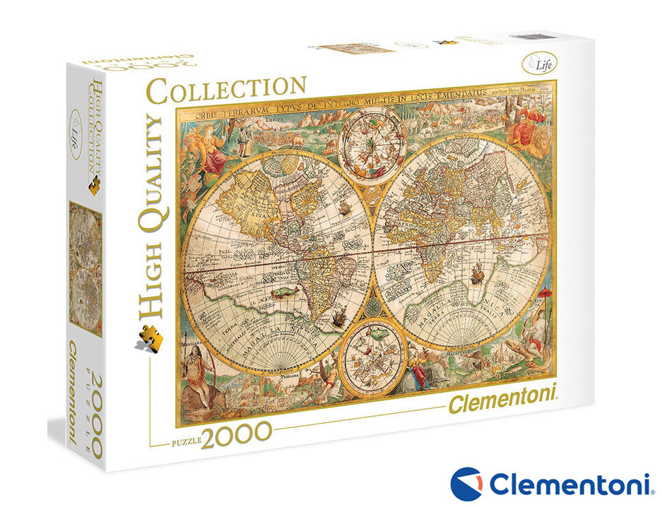 Clementoni - Puzzle 2000 Map Of Antic