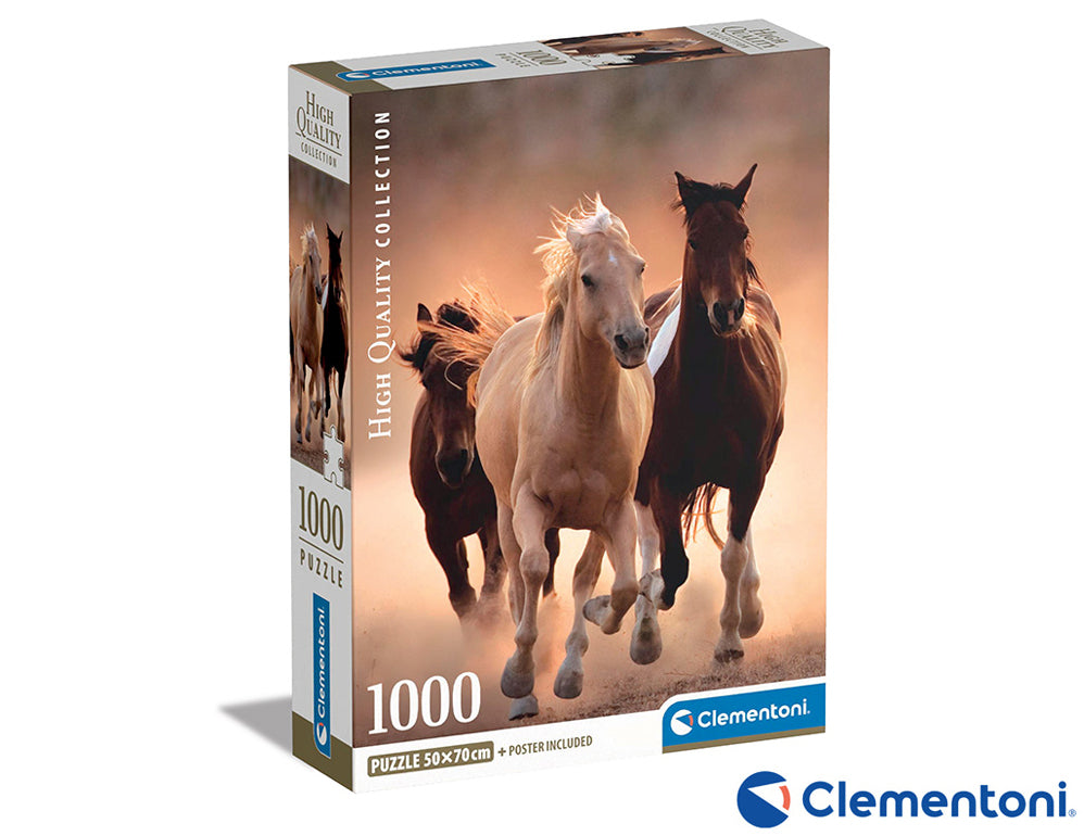 Clementoni - Rejtvény 1000 futó ló