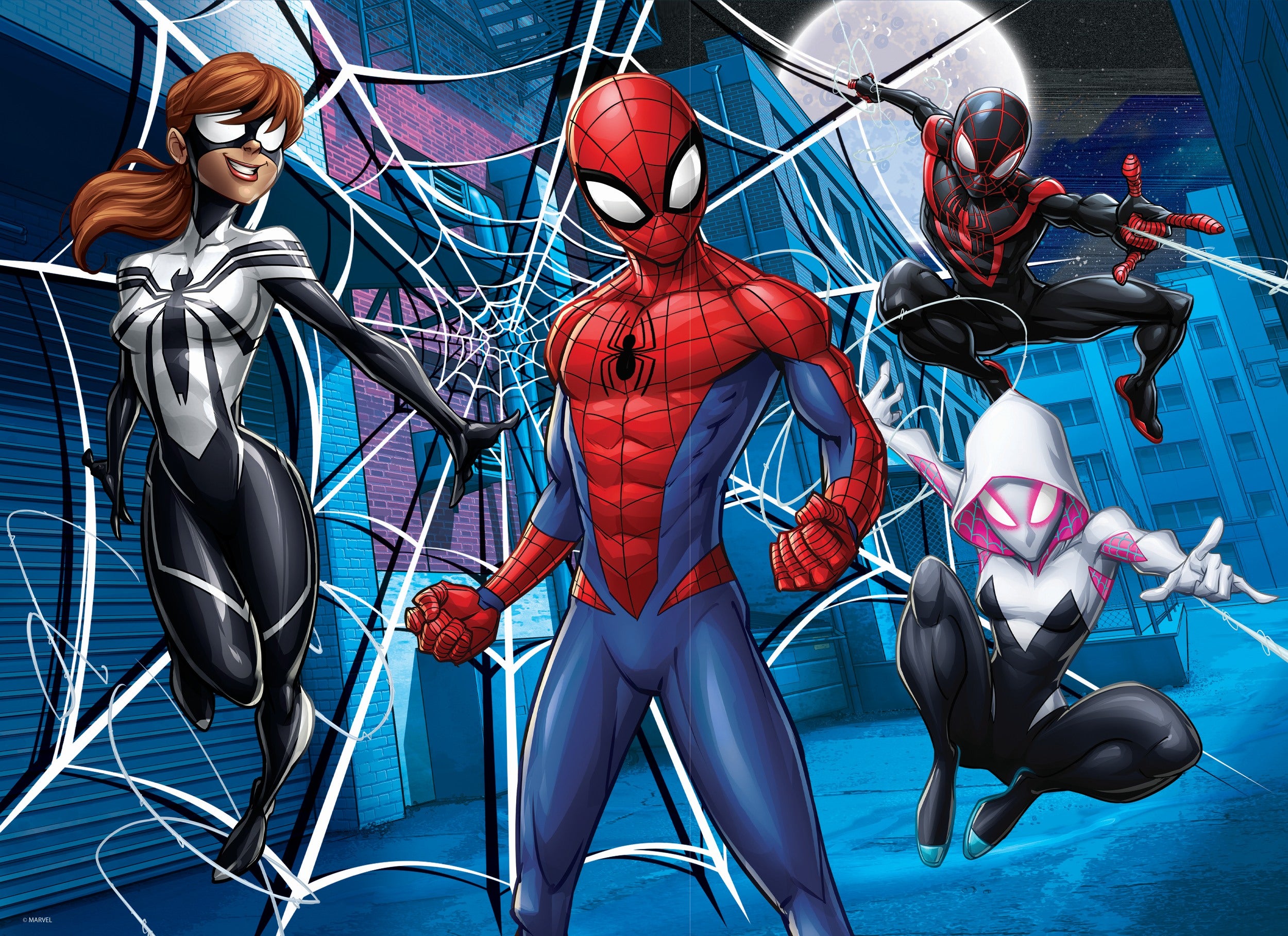 Lisciani Spider-man Maxipuzzel Dubbelzijdig 60