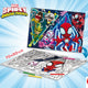 Spider-man Spidey Puzzle Maxi-piano Bifacciale 70x50 Cm 35 Pezzi