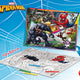 Spider-man Pussel Maxi-golv Dubbelsidig 70x50 Cm 150 bitar