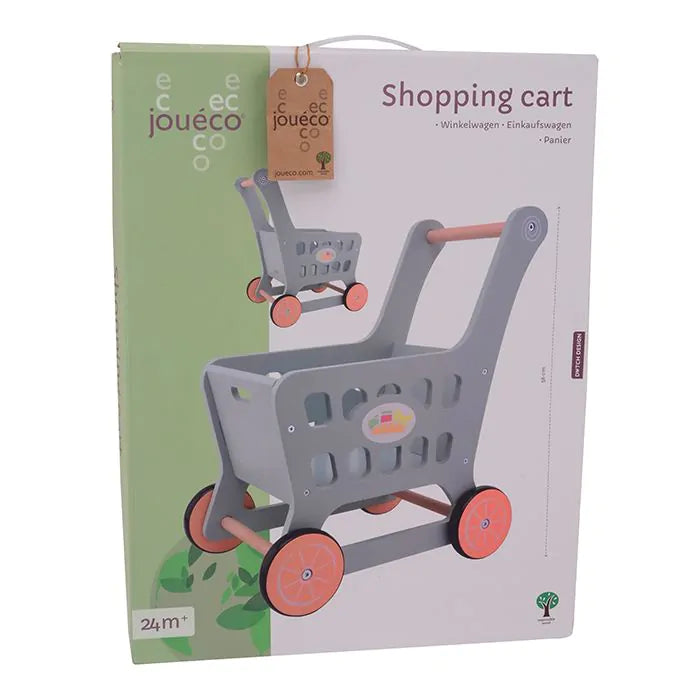 Дървена количка за пазаруване Joueco