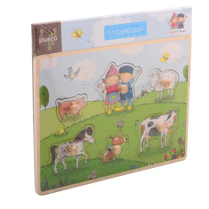 Joueco Fien & Teun Button Puzzle