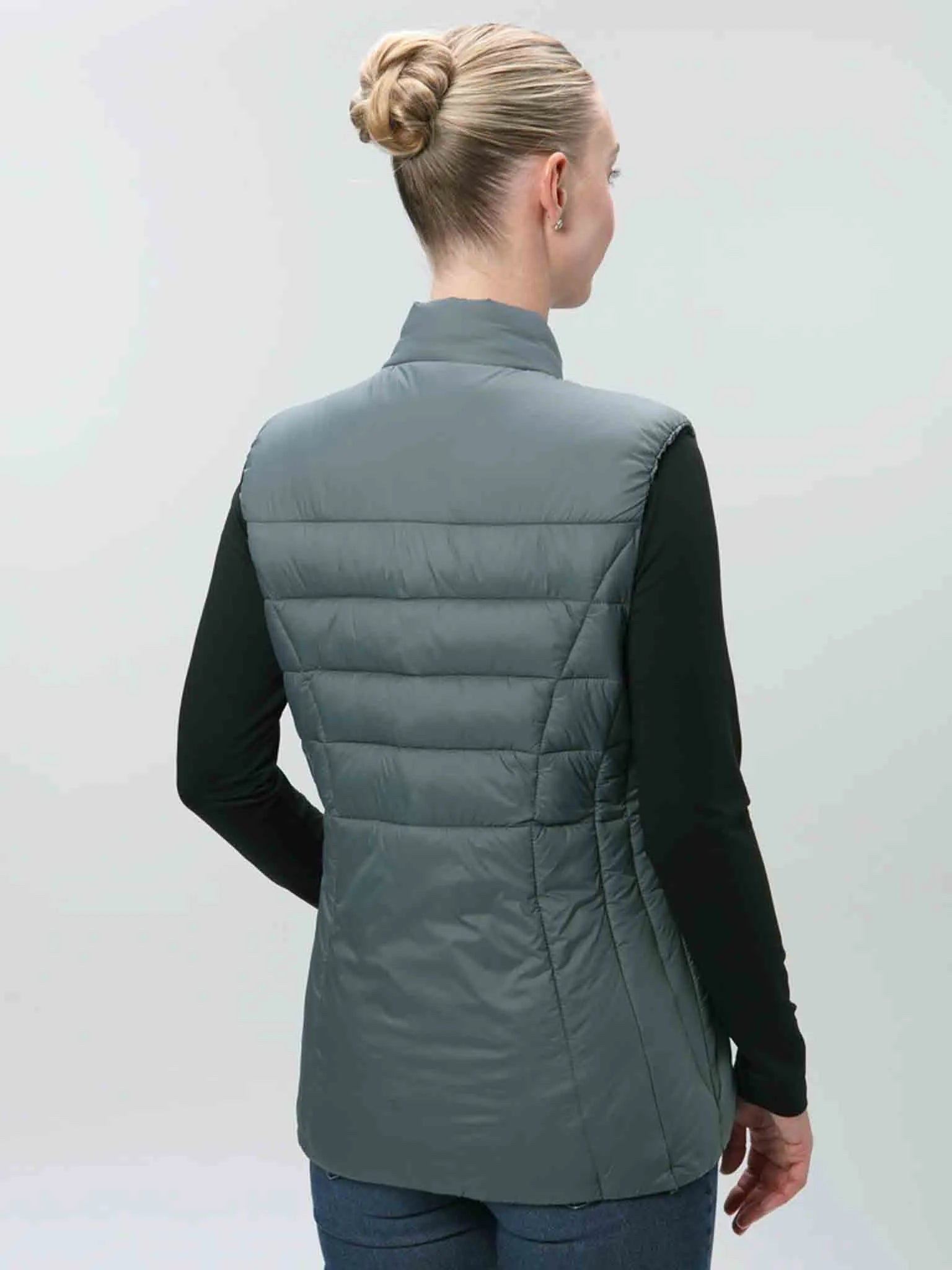 Gilet Femme Loap Ironia Kaki