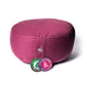 Coussin de Méditation Coton Bio Aubergine Clair (ocs) - 33x17 Cm ; ±2300G