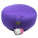 Almofada de Meditação Algodão Orgânico Roxo (ocs) - 33x17cm; ±2300g