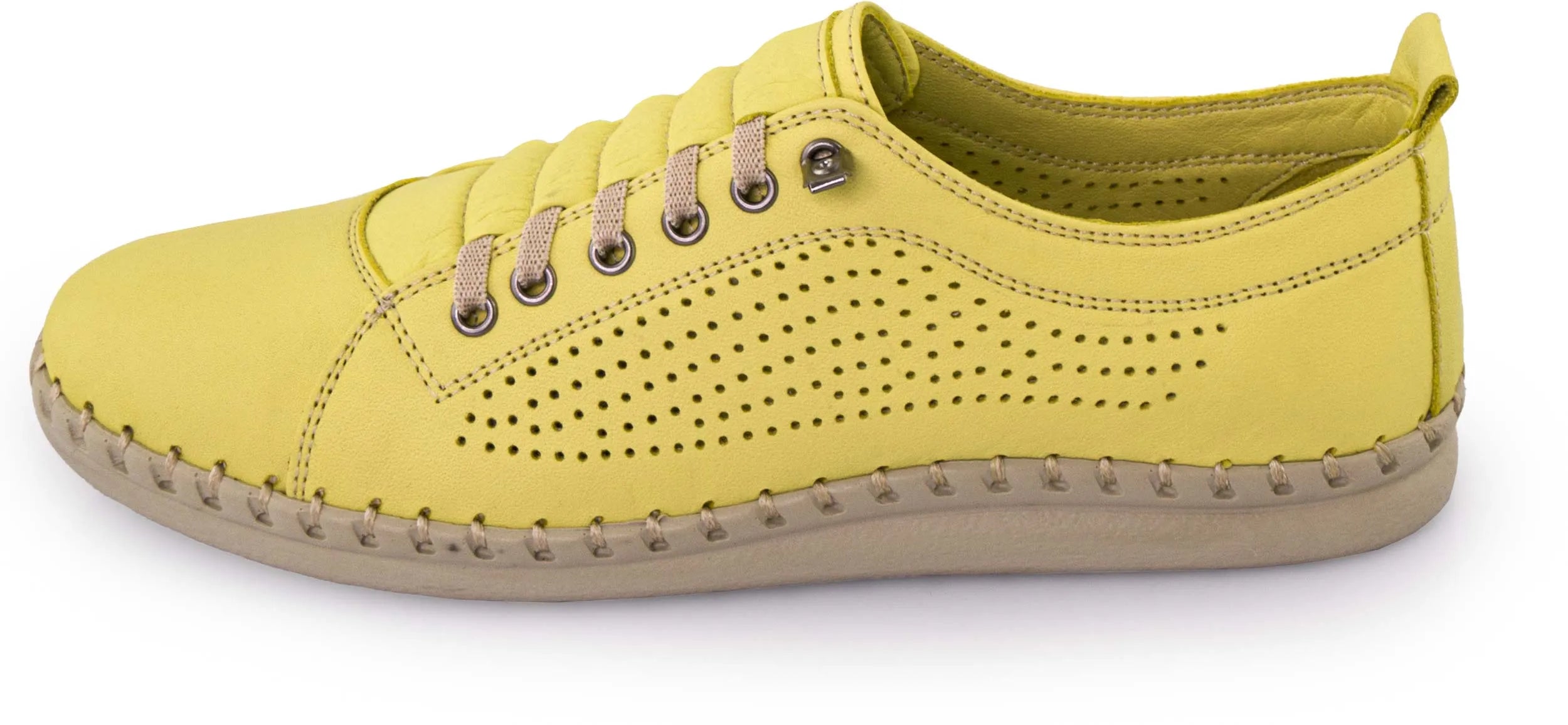 Chaussures en cuir pour femmes Nell Perform Sunny Lime Green