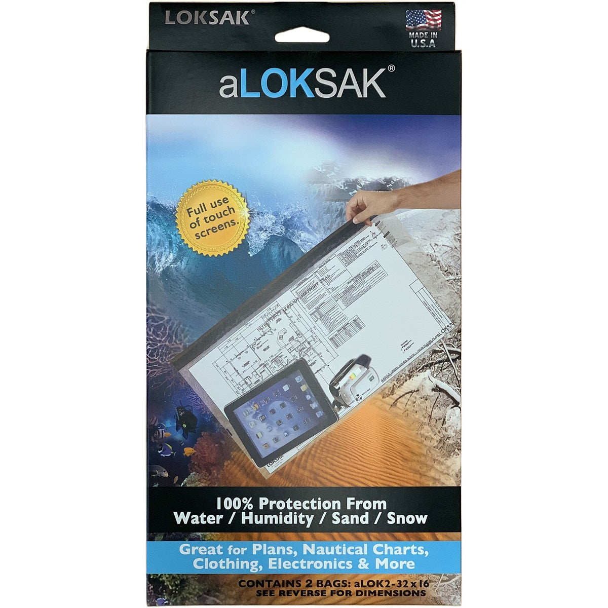 Loksak A 32x16 (2 Pcs)