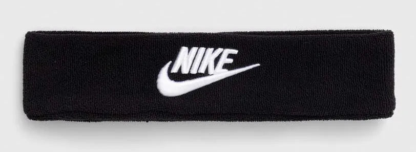 Cinta para la cabeza Nike Classic Wide Terry negro