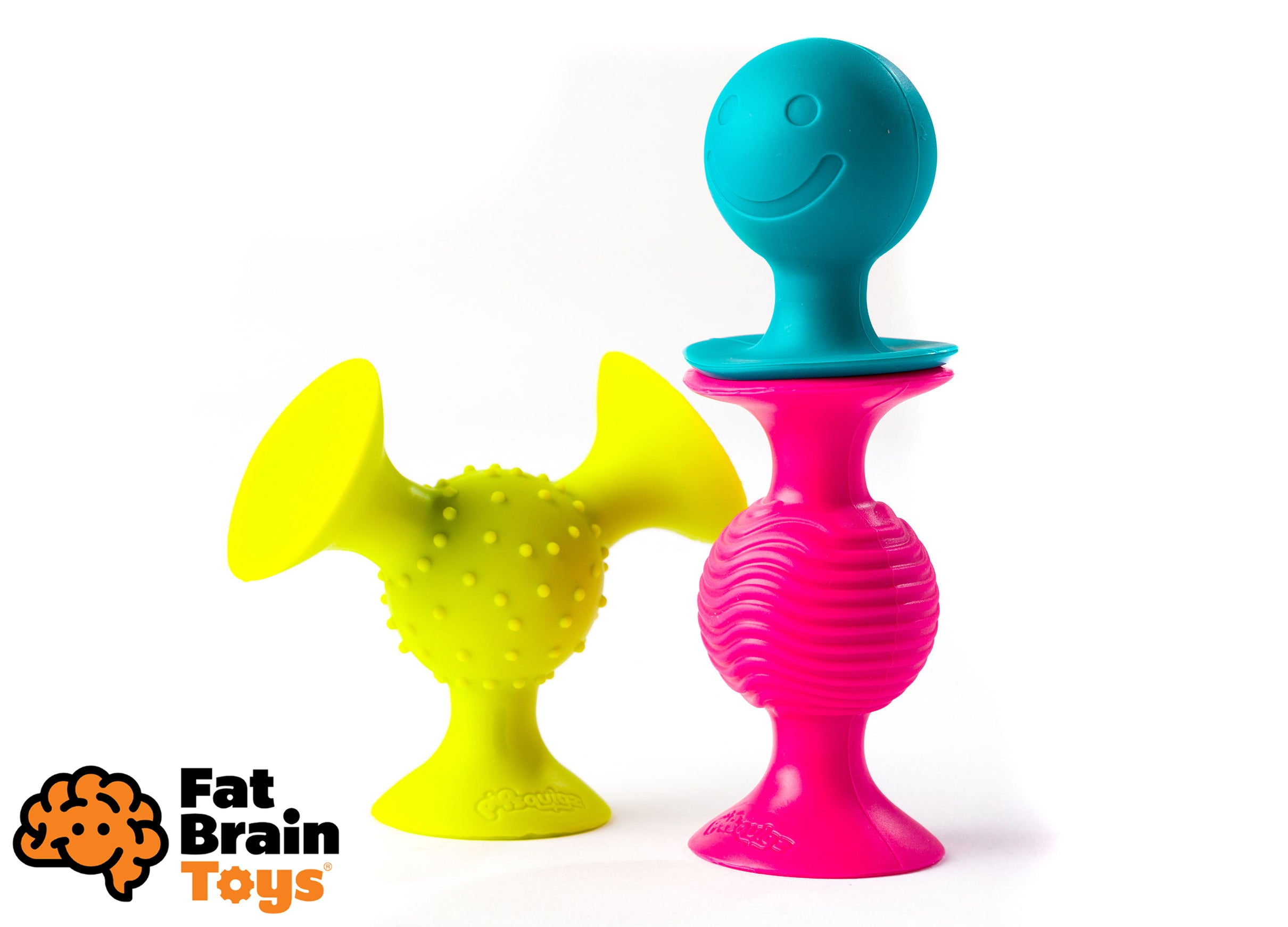 Fat Brain Rattles Pipsquigz 3 бр