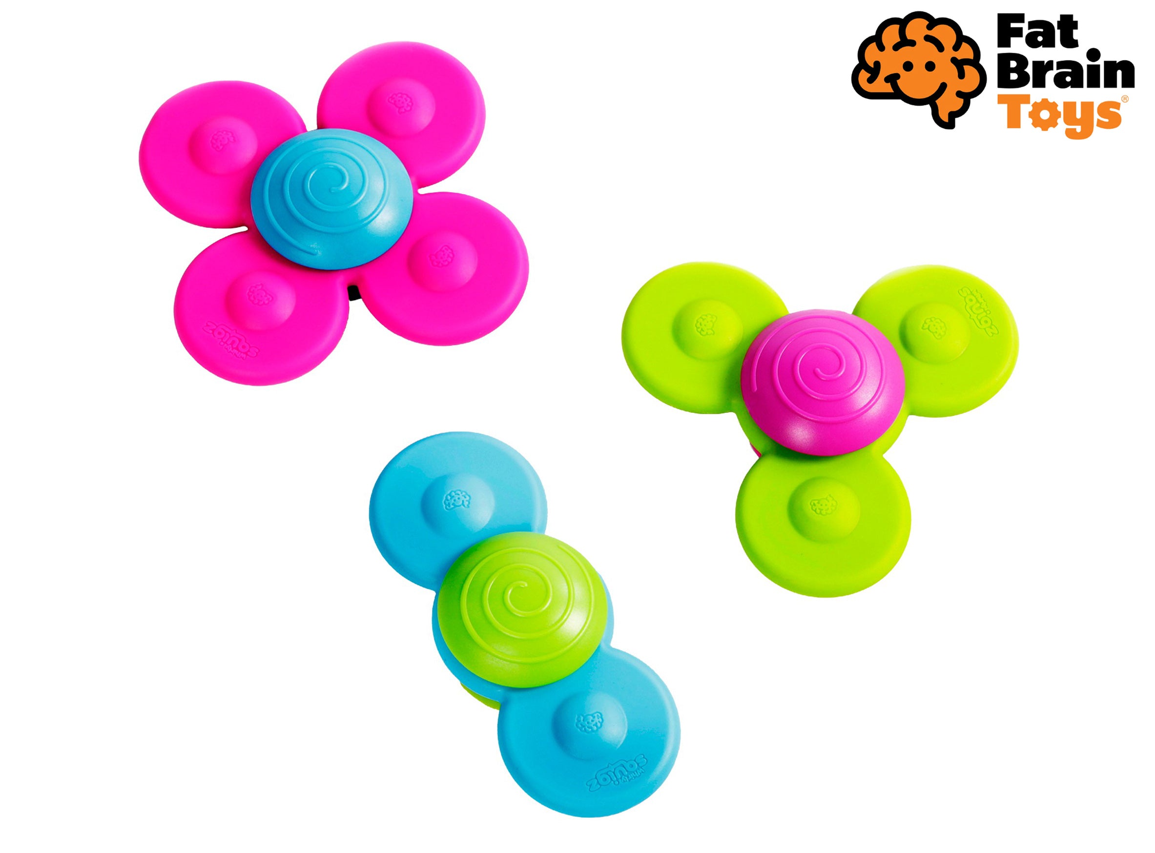 Fat Brain Spinners Whirlysquigz 3 st