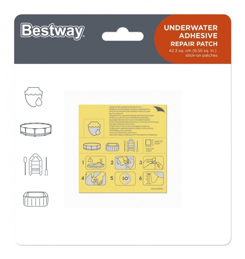 Waterproof Repair Patches For Bestway 62091 Inflatable Items