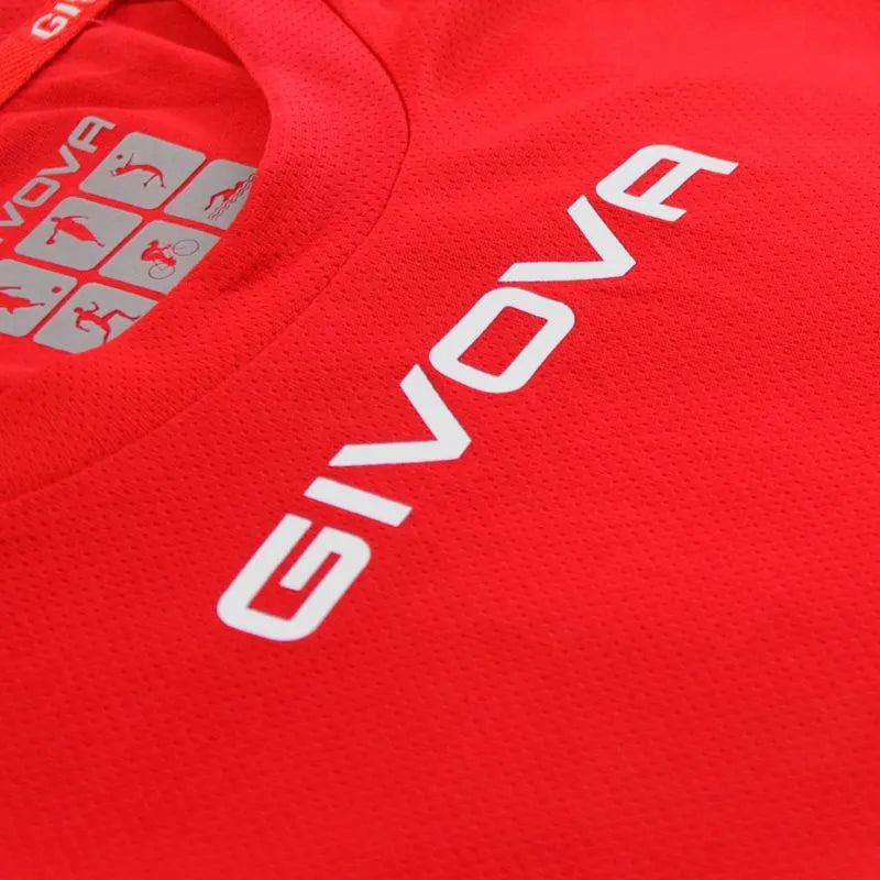 T-léine Spóirt Givova One Microforata Red