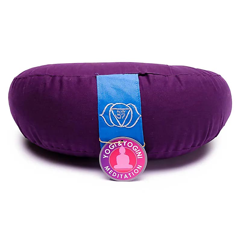Meditation Cushion 1/2 Moon Chakra 6 - ±1008 G; 33x13 Cm