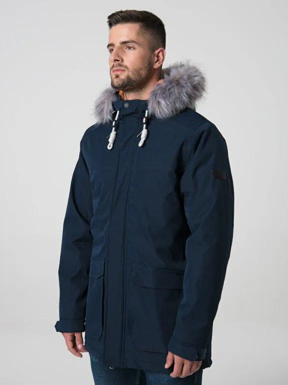 Heren winterjas Loap Narvic blauw