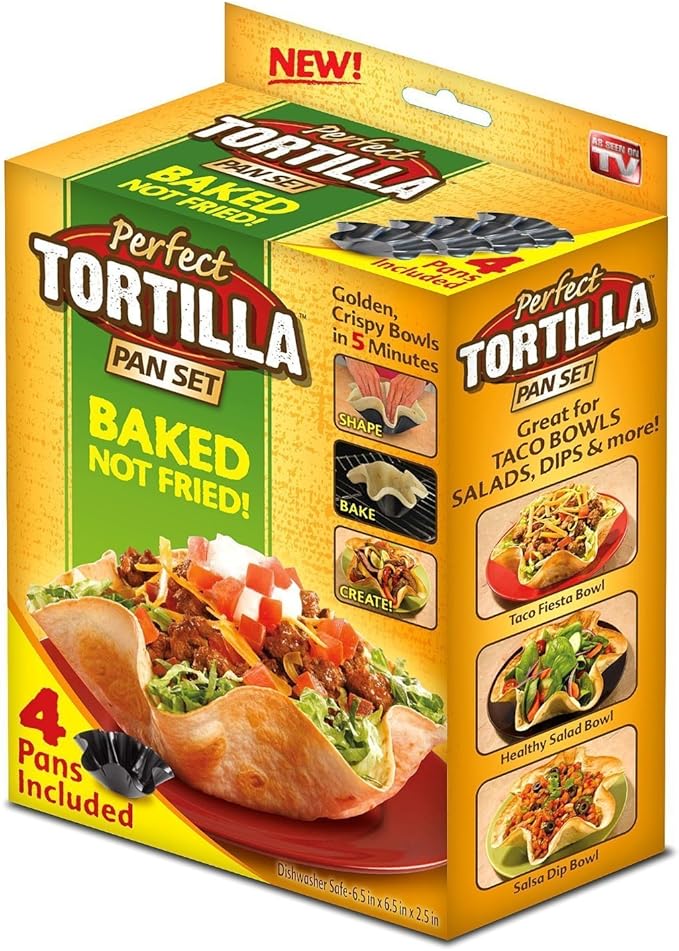 Tortilla perfectă _ Bakvormenset Voor Krokante Tortilla Bakjes