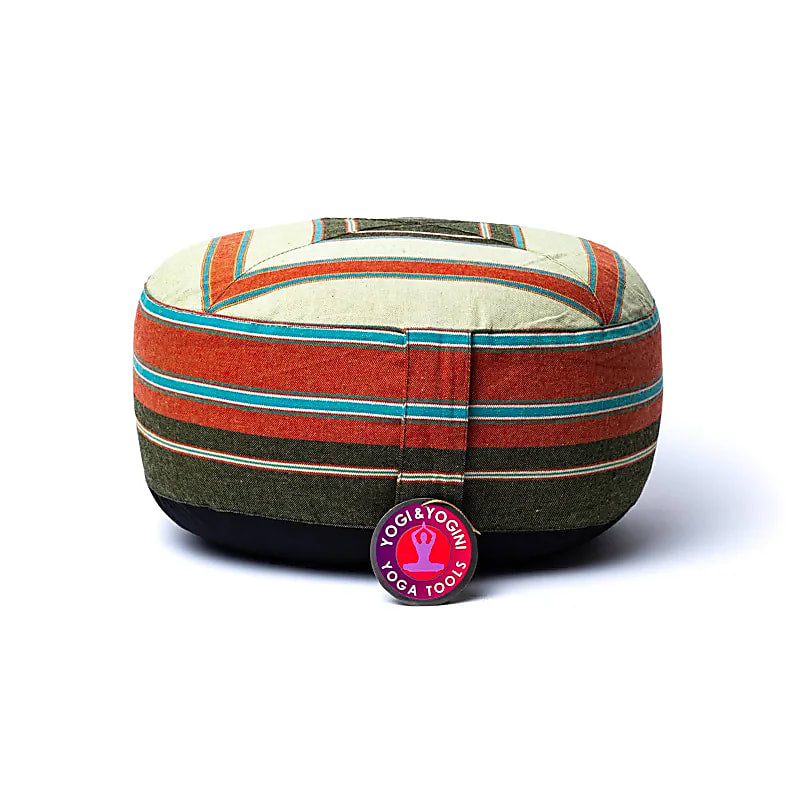 Perna Meditatie Verde/verde inchis Multi - 33x17 Cm