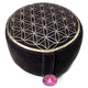 Възглавница за медитация Vintage Look Athracite Flower of Life --±2300g - ±2300g