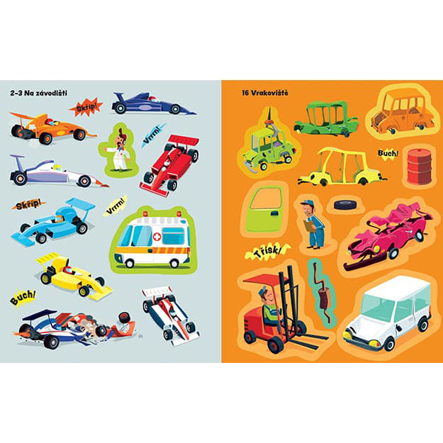 Sticker Book Cars
