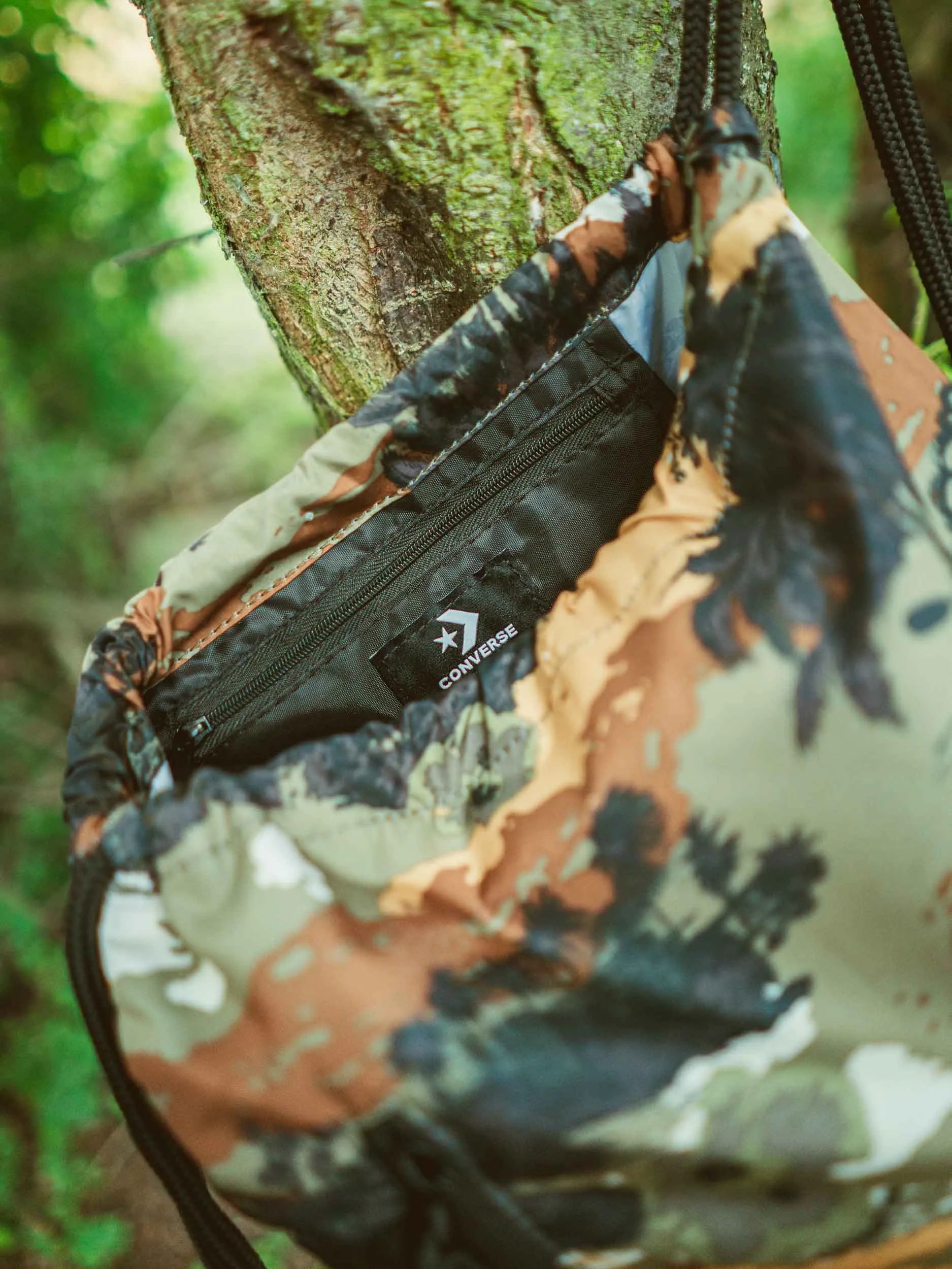 Sac de sport converse flash medium vert olive