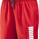 Pantaloncini da bagno Puma da uomo Swim Mid rossi