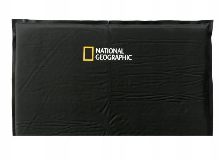 Самонадуваема постелка за спане National Geographic Черна постелка за спане