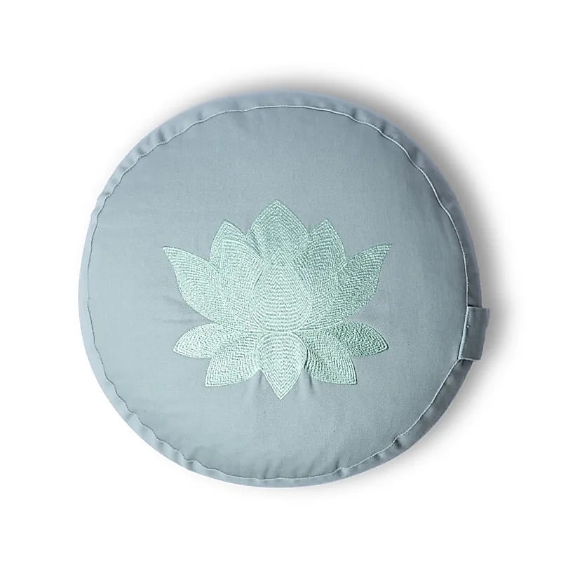 Meditationskissen Lotus Salbei Grün Bio-Baumwolle (ocs) – 33x13 cm; 2100g