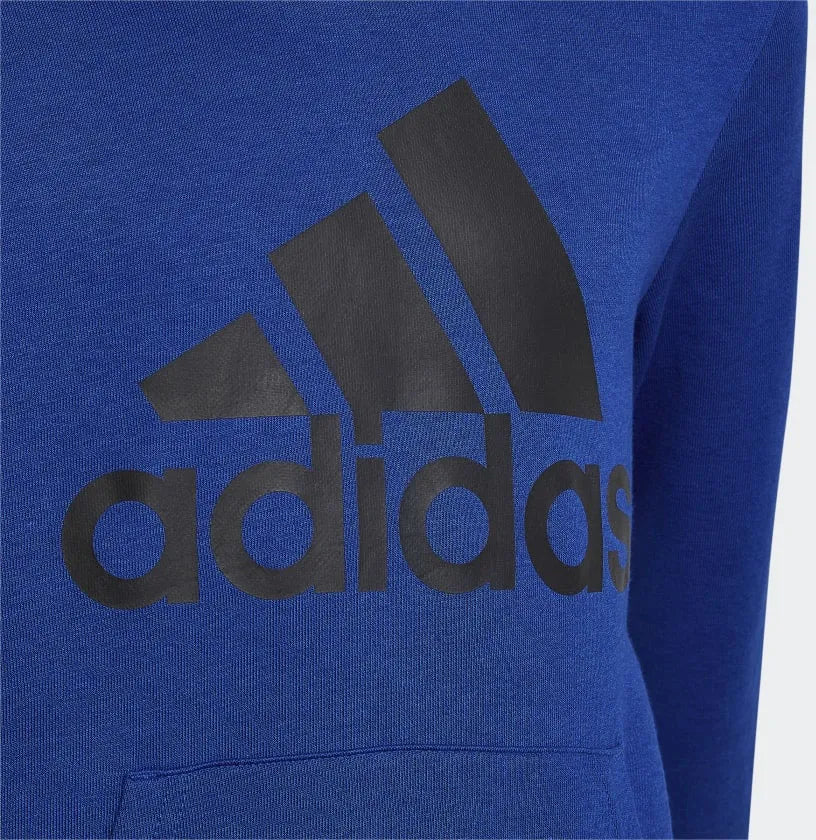 Bluza dziecięca Adidas Jr Hoodie Royal Blue Czarny Niebieski