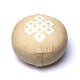 Meditatiekussen Infinity Knoop Beige Biologisch Katoen (ocs) - 33x13 Cm; 2100g