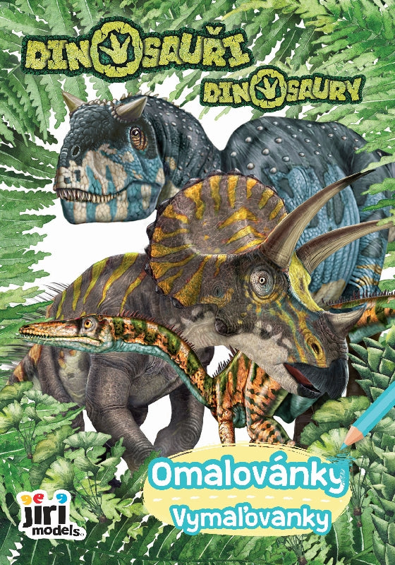 A5 Dinosaurer Farvelægning Side