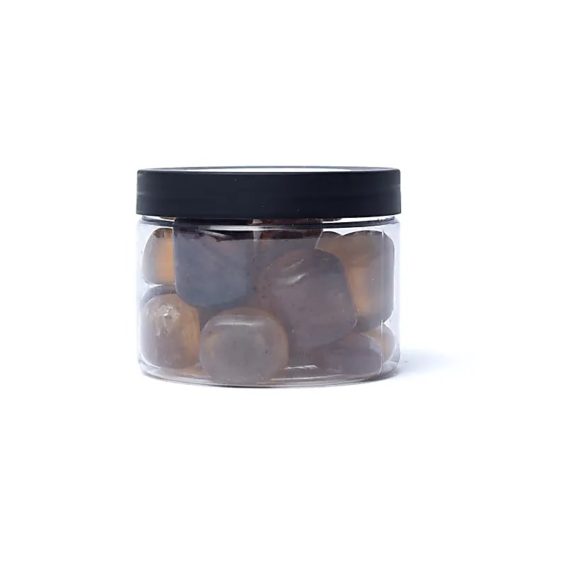 Fluoritové tromlované kamene A Kvalita -- ±15-35cm; ±250g - ±1,5-3,5cm; ± 250 g