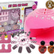 Set For Making Nail Varnish Dryer Glitter